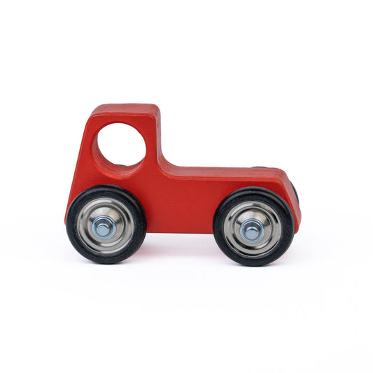 houten auto truck rood