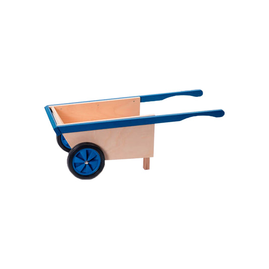 wheelbarrow blue